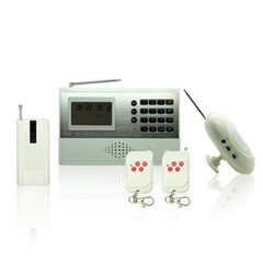 冈祈GQ-6980 LCD智能双语音家用报警器CID