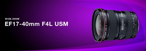 佳能EF 17-40mm f/4L USM镜头 
