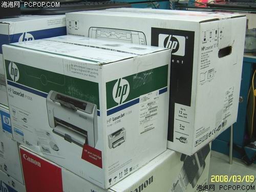 体积最小的黑白激打HP P1008售1000元