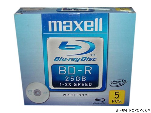 Maxell蓝光刻录盘BD-R 25G 单片装