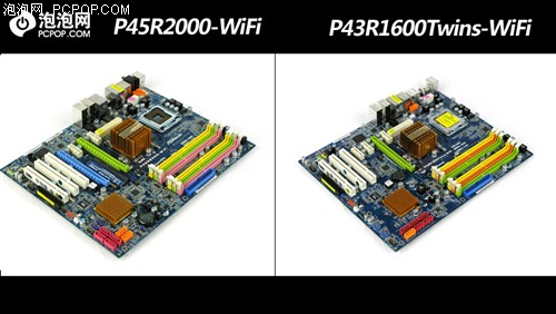WIFI+DDR2/DDR3+FSB1600 华擎P43测试