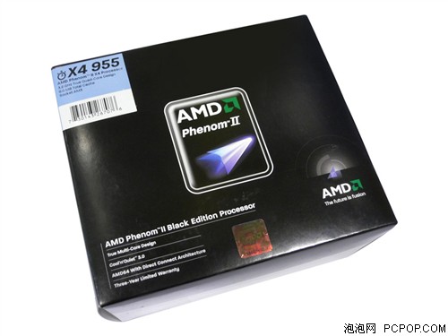 AMD羿龙 II X4 955(黑盒)CPU 