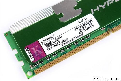 金士顿骇客神条4G DDR3 1600低电压套装(KHX1600C9D3LK2/4GX)内存 