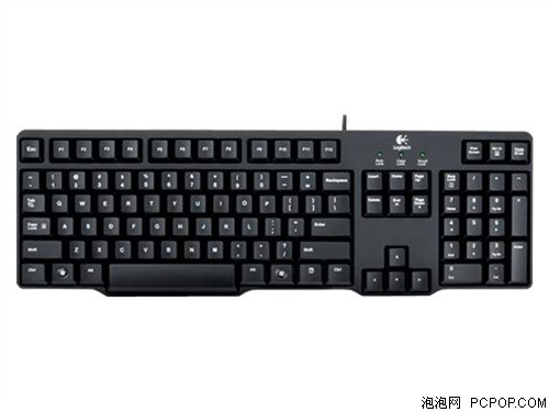 罗技(Logitech)K100(黑色)键盘 