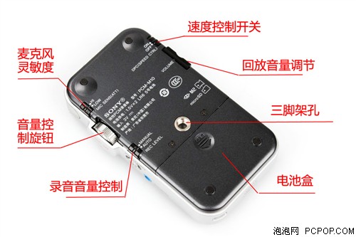 索尼PCM-M10(4G)数码录音笔 