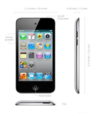 苹果ipod touch4(8G)MP3 