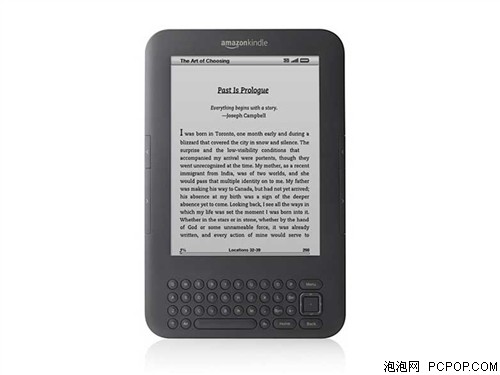 亚马逊Kindle 3(WiFi)电子书 