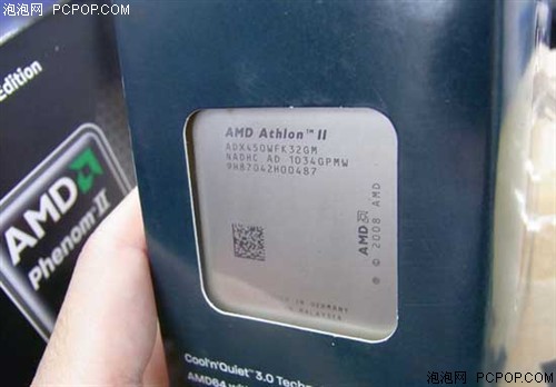 AMD速龙 II X3 450(盒)CPU 