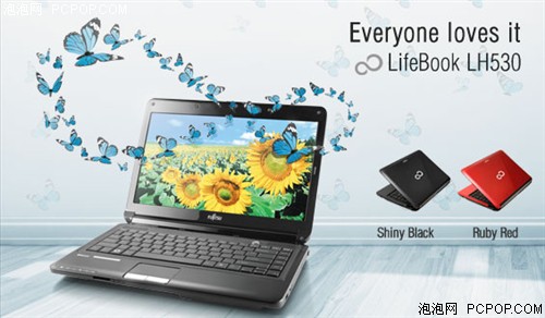 富士通LifeBook LH530(I3-380M/2G/500G/DOS)笔记本 