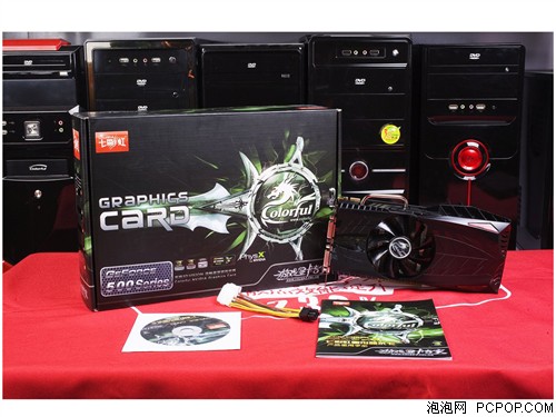 七彩虹GTX550Ti 雷暴鲨 D5 1024M R50显卡 