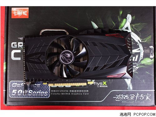 七彩虹GTX550Ti 雷暴鲨 D5 1024M R50显卡 