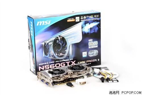 msi微星N560GTX Twin Frozr II显卡 