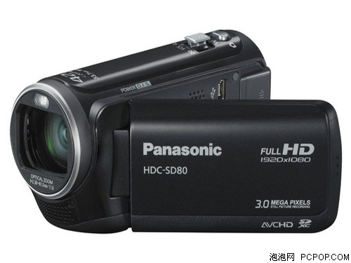 松下(Panasonic)HDC-SD80GK数码摄像机 