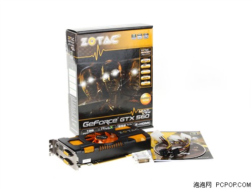 索泰(Zotac)GTX560Ti Multiview显卡 