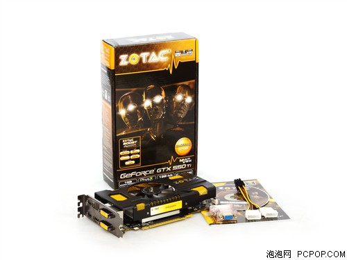 索泰(Zotac)GTX550Ti Multiview显卡 