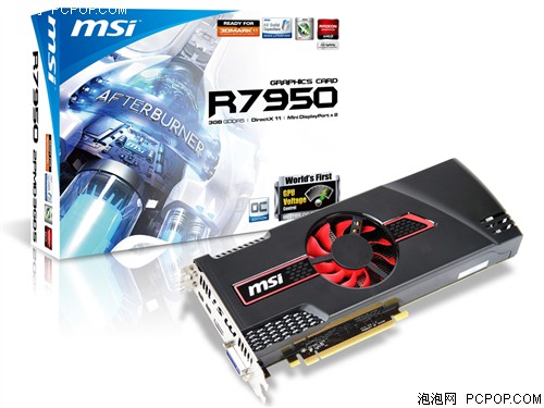 msi微星R7950-2PMD3GD5/OC显卡 