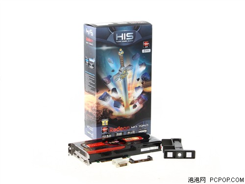 HIS7950 Fan 3GB GDDR5显卡 