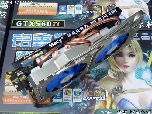 铭鑫视界风 GTX 560 Ti-1GBD5 靓彩版显卡 