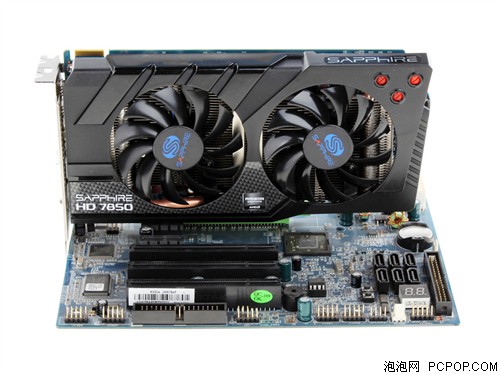 蓝宝(Sapphire)HD7850 2GB GDDR5海外版OC显卡 