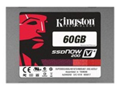 金士顿SSDNow 火山加强版V+200系列 SVP200S3(60GB)固态硬盘SSD 