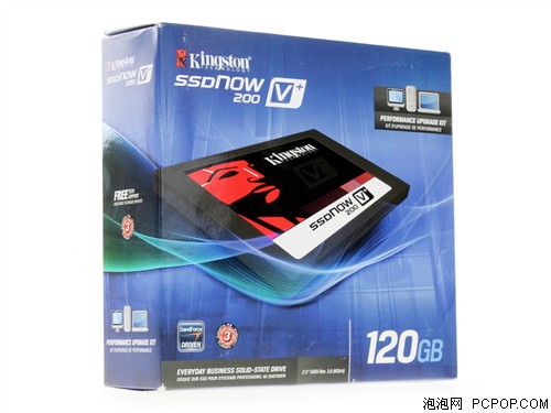 金士顿SSDNow 火山加强版V+200系列 SVP200S3(120GB)固态硬盘SSD 