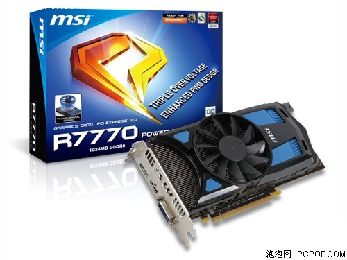 msi微星R7770 Power Edition显卡 