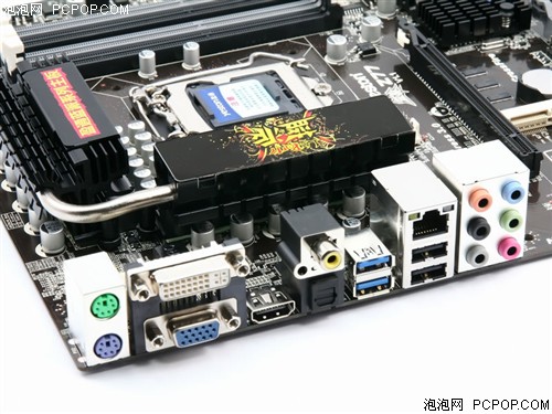 盈通蓝派 Z77主板 