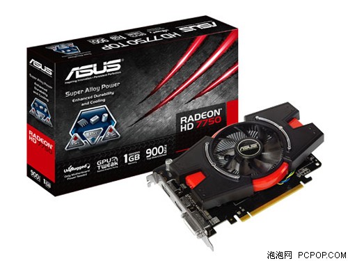 华硕(ASUS)HD7750-T-1GD5显卡 