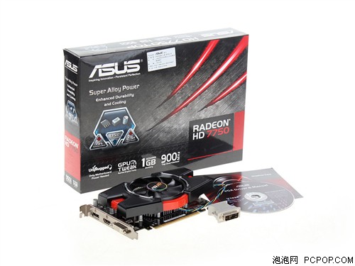 华硕(ASUS)HD7750-T-1GD5显卡 
