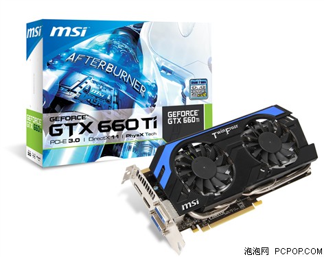 msi微星N660Ti OC显卡 