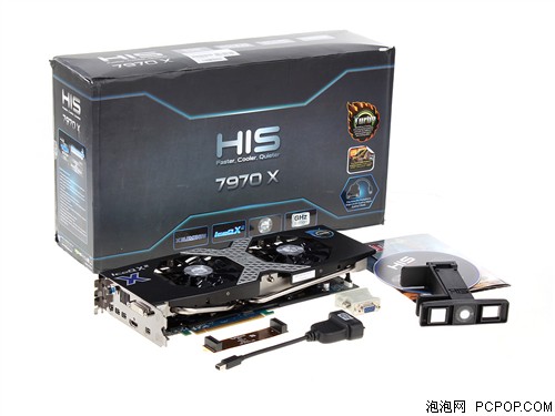 HIS7970 IceQ X2 Turbo 3GB GDDR5显卡 