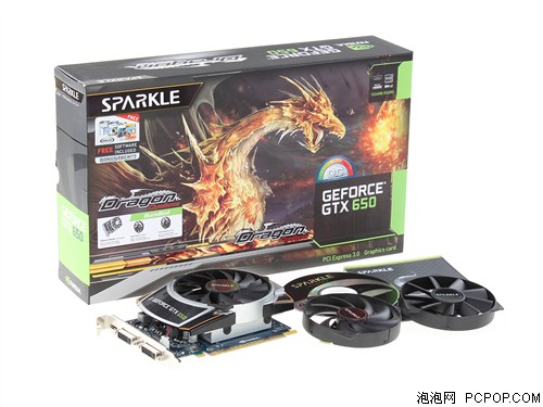 旌宇(Sparkle)GTX650 Super OC狂版显卡 