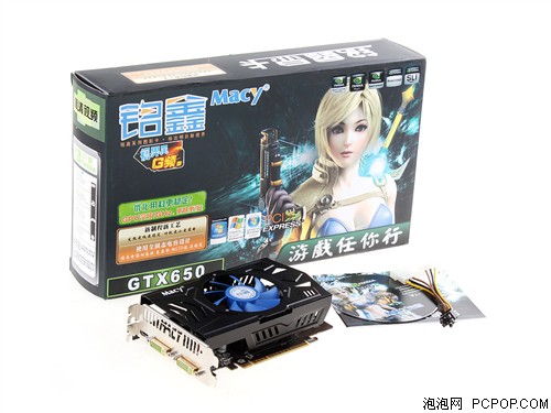 铭鑫视界风 GTX650N-1GBD5 G频版显卡 