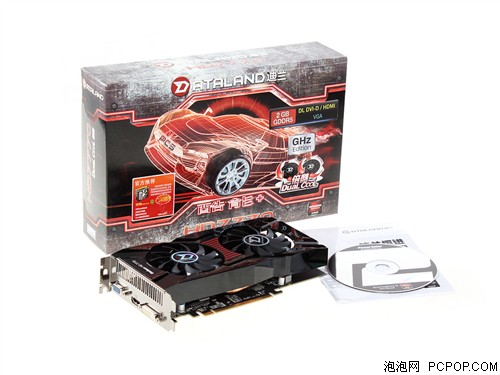 迪兰(PowerColor)HD7770 酷能+ 2G DC显卡 