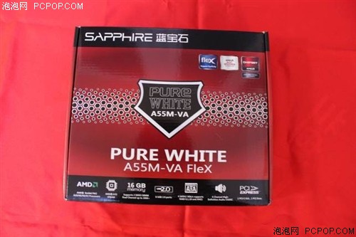 蓝宝石PURE WHITE A55M-VA FLEX主板 