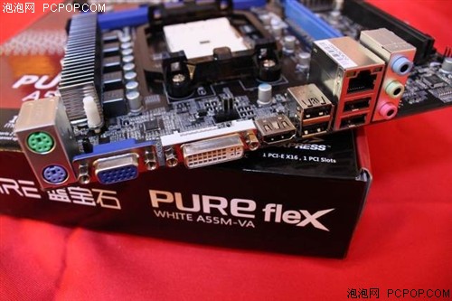 蓝宝石PURE WHITE A55M-VA FLEX主板 