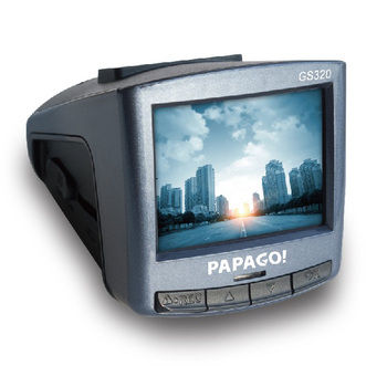 PapaGo[京东自营] GoSafe320 低照度夜视专用高画质行车记录仪 （黑色）行车记录仪 