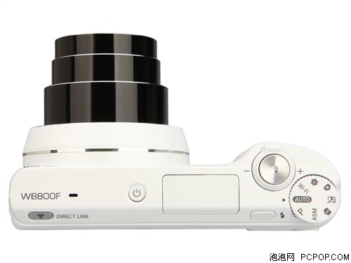 三星WB800F 数码相机 白色(1630万像素 3英寸触摸液晶屏 21倍光学变焦 23mm广角 WiFi传输)数码相机 