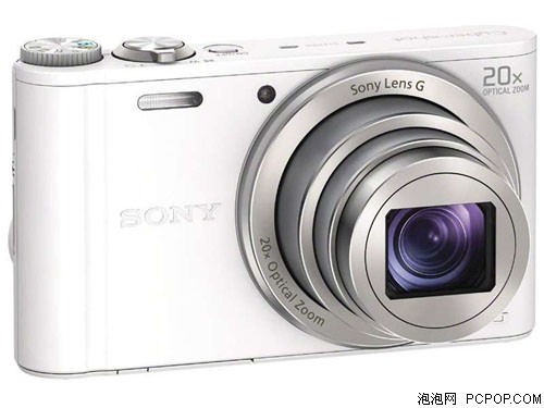 索尼WX300 白色数码相机 