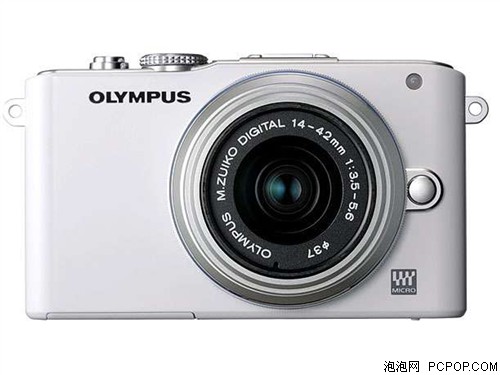 奥林巴斯E-PL3套机(14-42mm II R) 白色数码相机 