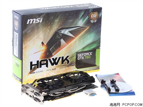 msi微星N760 Hawk显卡 