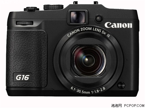 佳能G16 数码相机 黑色(1210万像素 3英寸液晶屏 5倍光学变焦 28mm广角)数码相机 
