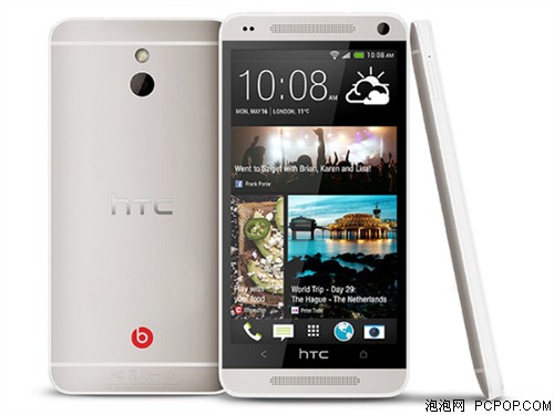 HTC(宏达)One mini 601e 联通3G手机(冰川银)WCDMA/GSM非合约机手机 