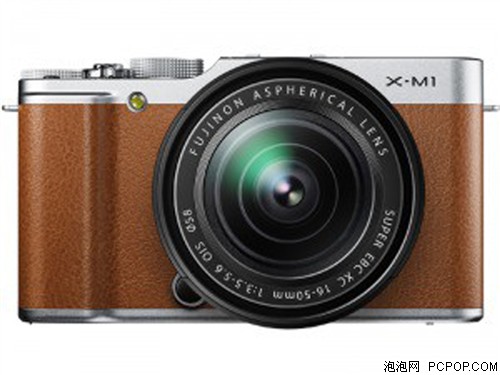 富士X-M1 微单套机 棕色(XC 16-50mm F3.5-F5.6 OIS 镜头)单电/微单相机 