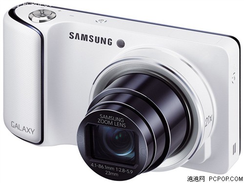 三星Galaxy Camera EK-GC110 数码相机 白色(1630万像素 4.8英寸液晶屏 23mm广角)数码相机 