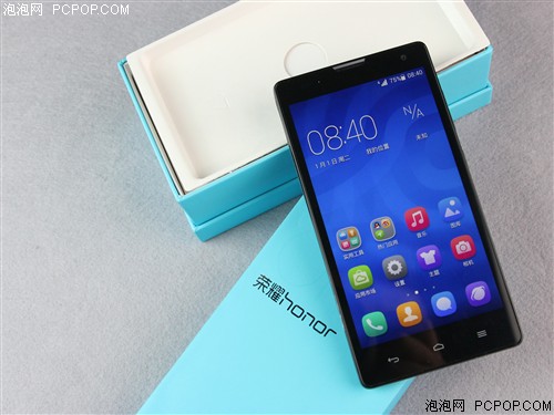华为(Huawei)荣耀3C 1G RAM移动3G手机(白色)TD-SCDMA/GSM双卡双待单通非合约机手机 