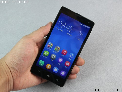 华为(Huawei)荣耀3C 1G RAM移动3G手机(白色)TD-SCDMA/GSM双卡双待单通非合约机手机 