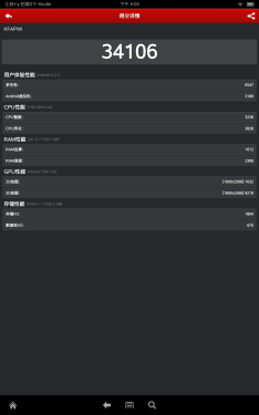 亚马逊Kindle Fire HDX 8.9英寸/四核/16G/Wifi平板电脑 