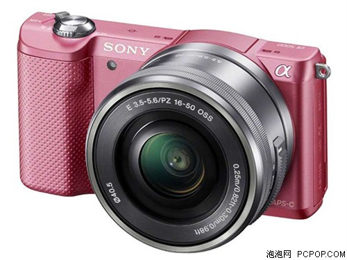 索尼A5000 微单套机 粉色(E PZ 16-50 f/3.5-5.6 OSS 镜头)单电/微单相机 