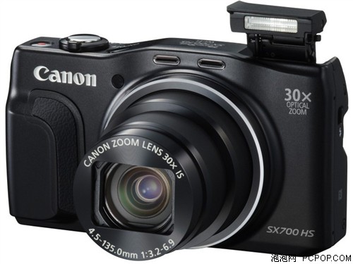 佳能SX700 HS 数码相机 黑色(1610万像素 30倍光学变焦 3英寸液晶屏)数码相机 